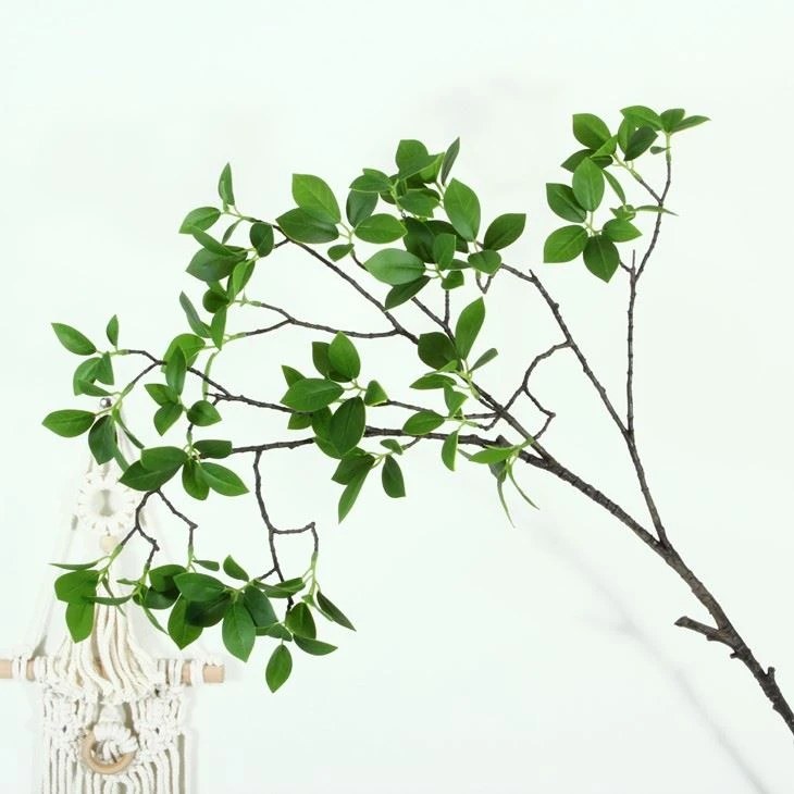 Artificial banyan leaves branch for decor